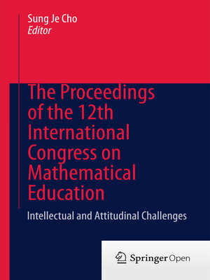 cover image of The Proceedings of the 12th International Congress on Mathematical Education